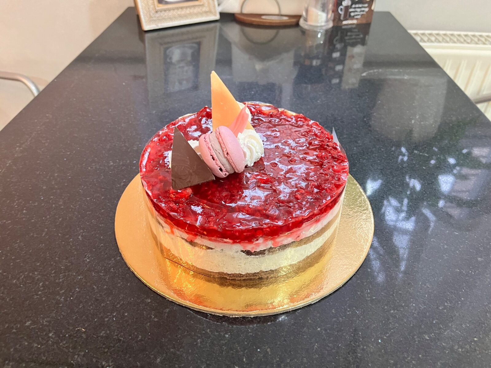 Rizses málna torta